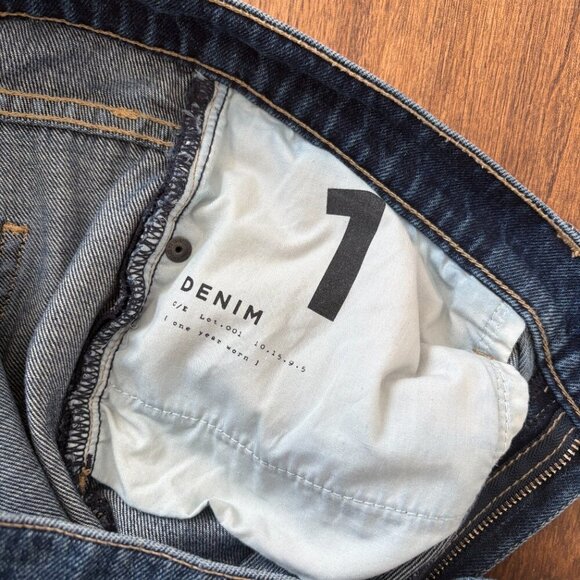 Current/Elliot The Fling Cropped Boyfriend Jeans - Size 29 - Picture 3 of 6